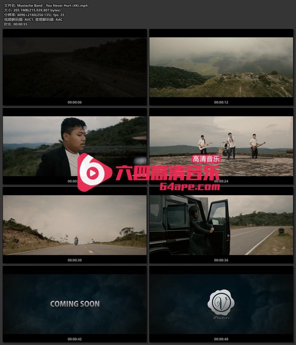 Mustache Band《You Never Hurt》4K 2160P