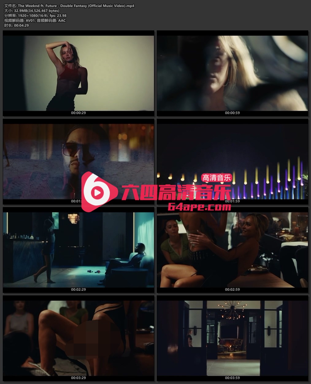 The Weeknd《Double Fantasy》1080P