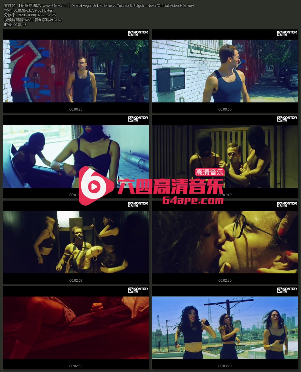 Dimitri Vegas & Like Mike vs Tujamo & Felguk 《Nova》 1080P