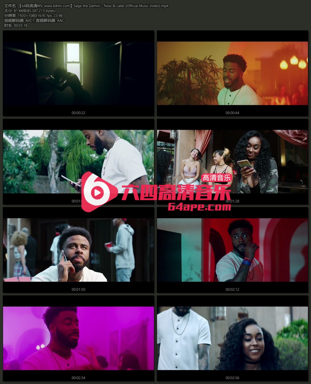 Sage the Gemini 《Now & Later》 1080P