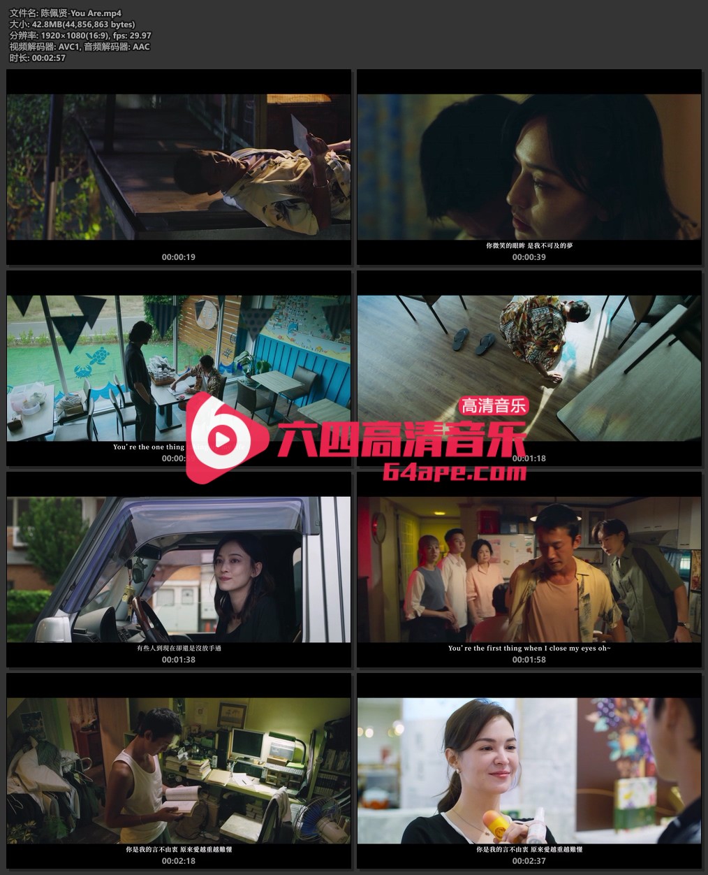 陈佩贤《You Are》1080P