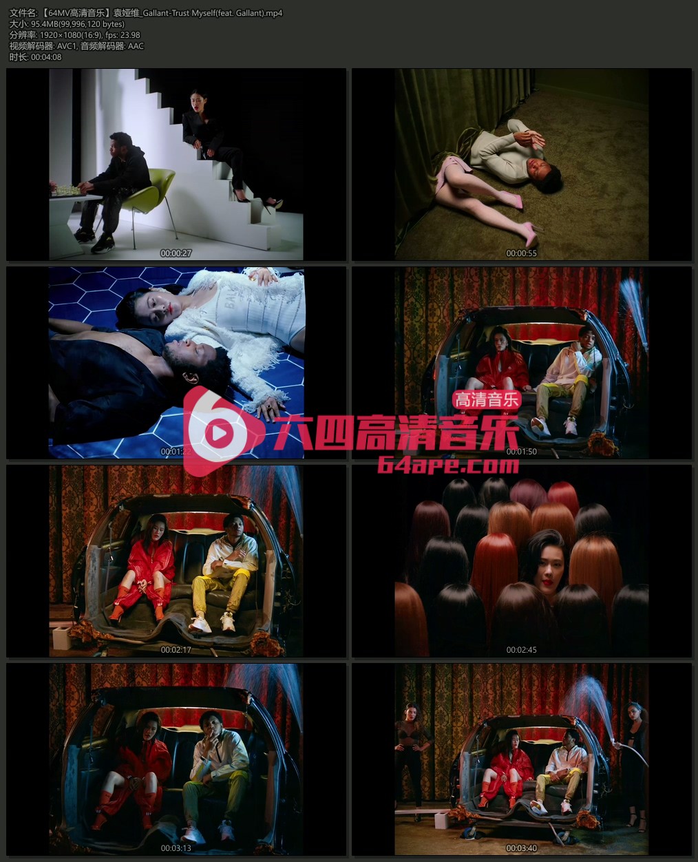 袁娅维_Gallant《Trust Myself》1080P