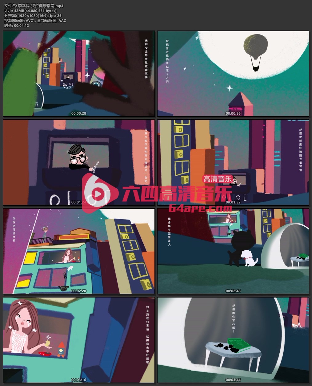 李幸倪《哭泣健康指南》1080P