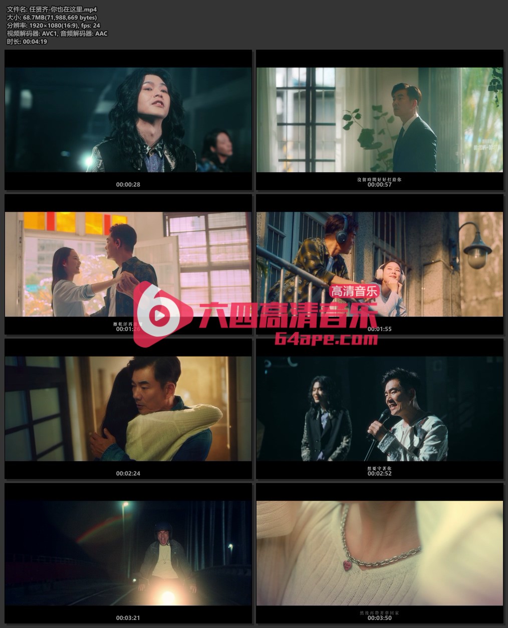 任贤齐《你也在这里》1080P