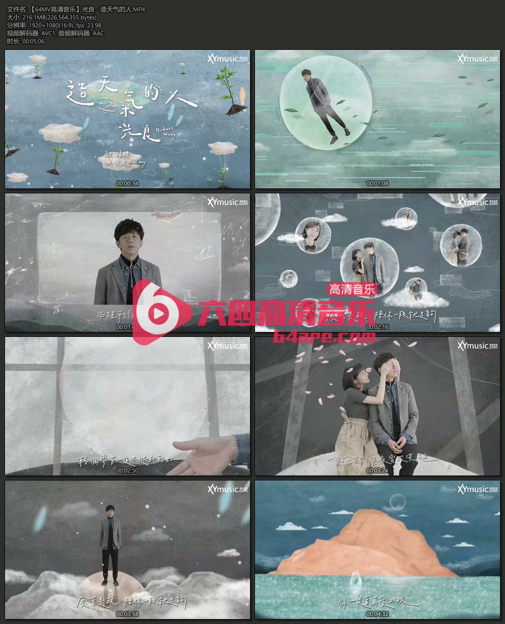 光良《造天气的人》1080P