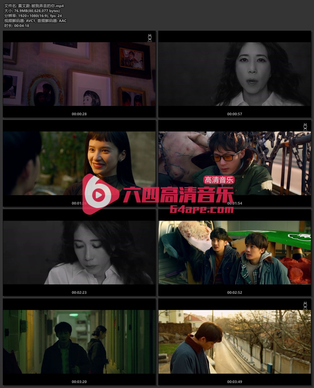 莫文蔚《被我弄丟的你》1080P