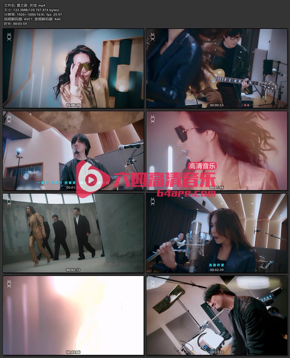 莫文蔚《豹变》1080P