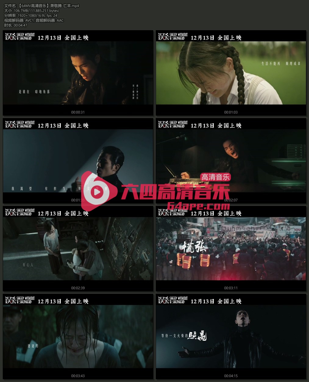 萧敬腾《亡羊》1080P