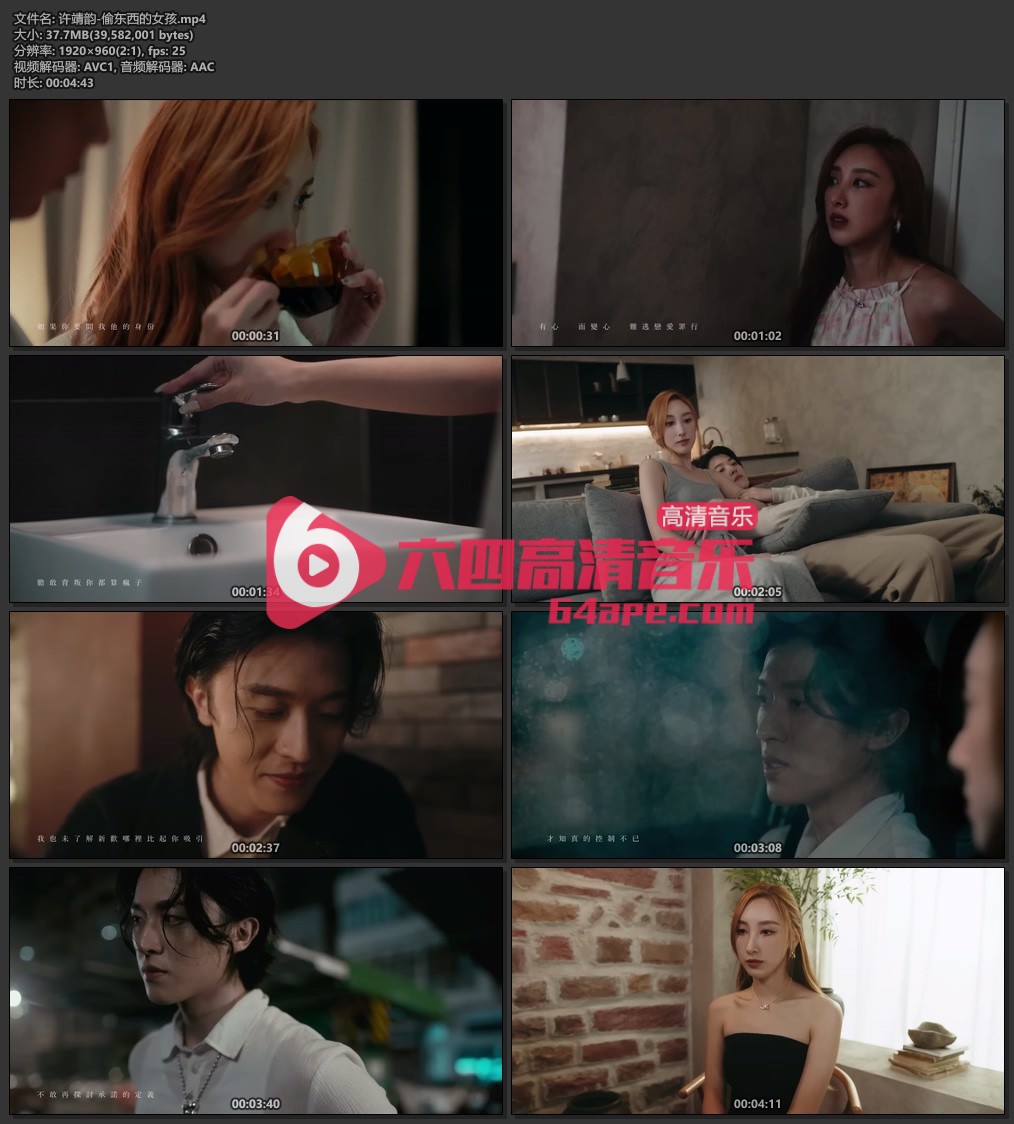 许靖韵《偷东西的女孩》1080P